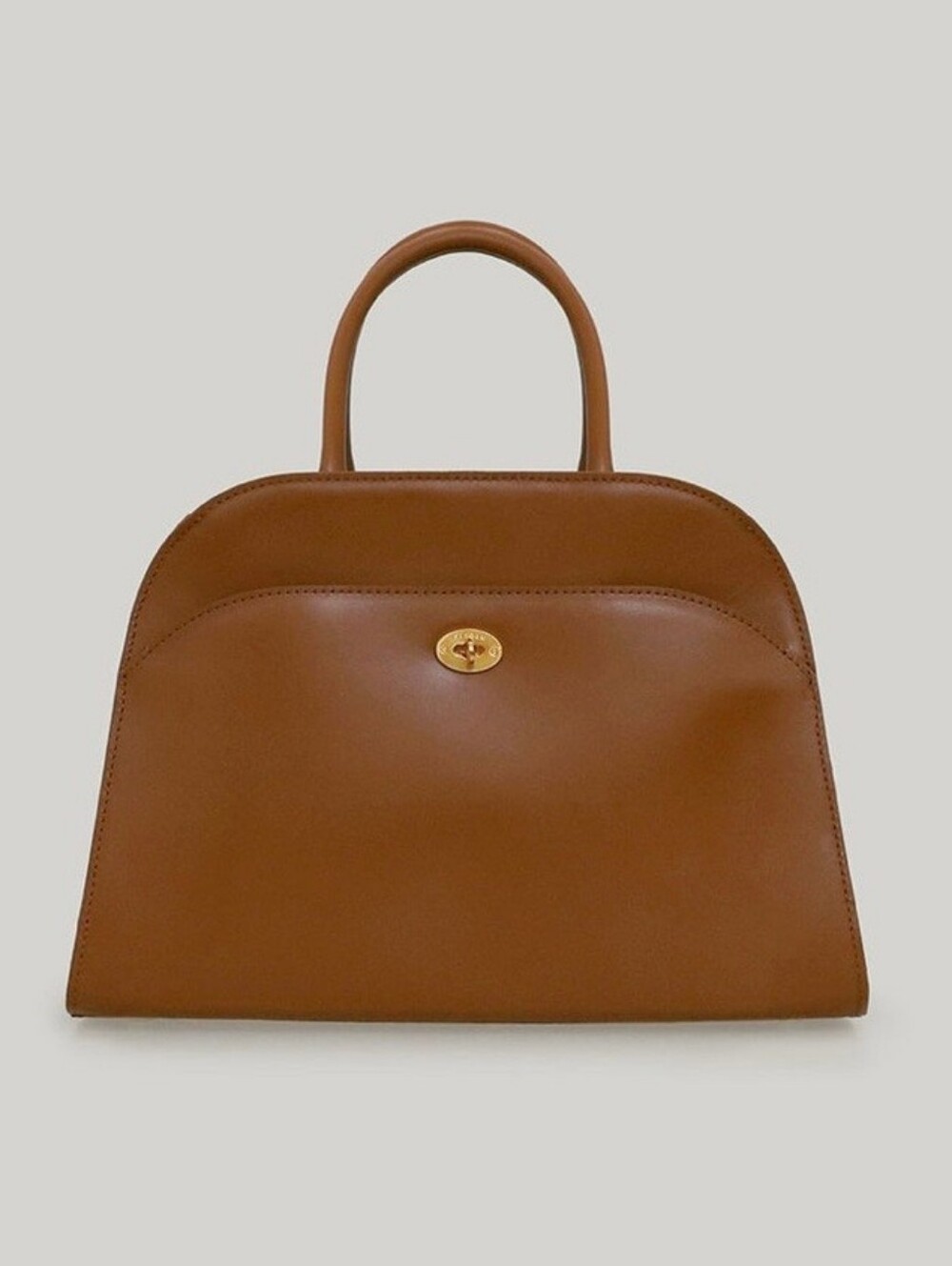 NWT ELBORN MOMET LEATHER MINI BAG - CAMEL